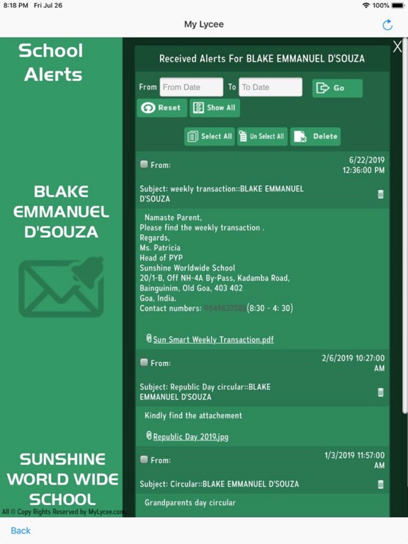 Screenshot #6 pour My Lycee