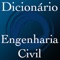 Dicionário contendo centenas de palavras usadas comumentemente na área da engenharia civil, construção civil