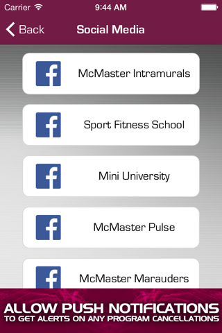 McMaster Recreation Get Rec'd - náhled