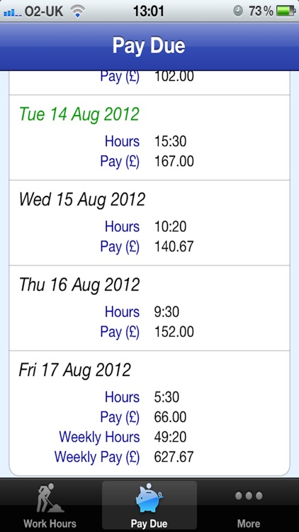 Easy Pay Diary screenshot-3