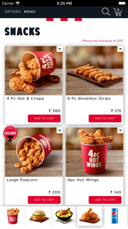 KFC online food ordering screenshot-4