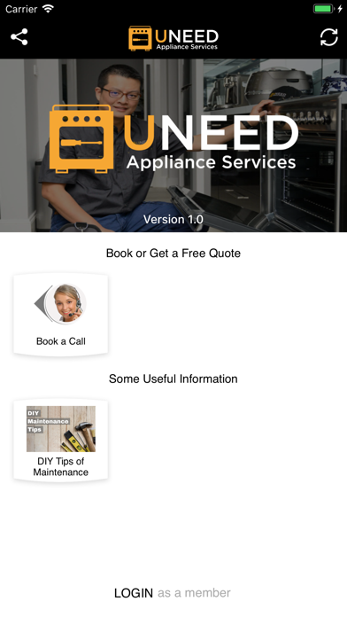 Uneed Appliance Services screenshot 2