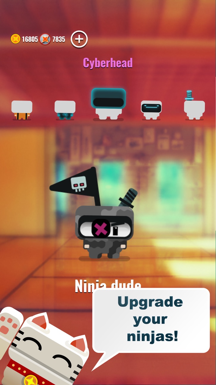 Ninja Dude vs Zombies 2 - Free Hack screenshot 2 - iOS game interface
