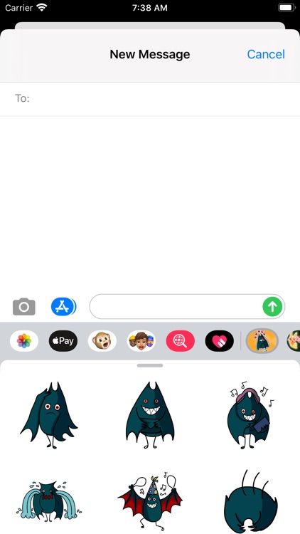 Funny Bat Stickers HD