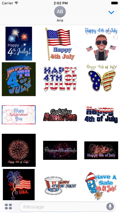 Happy Independence Day Sticker