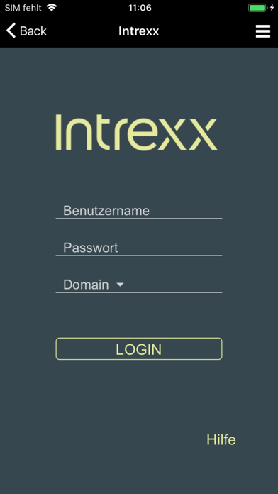 Intrexx screenshot 2