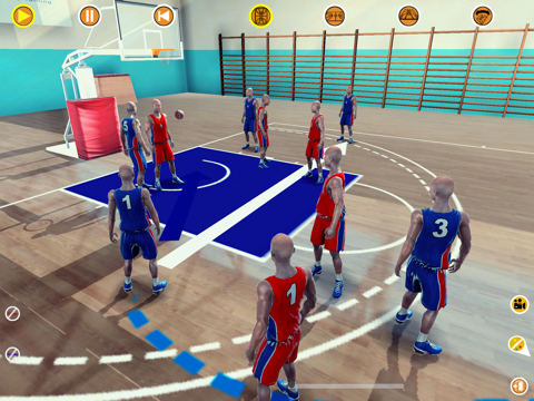 Basketball 3D playbook - náhled