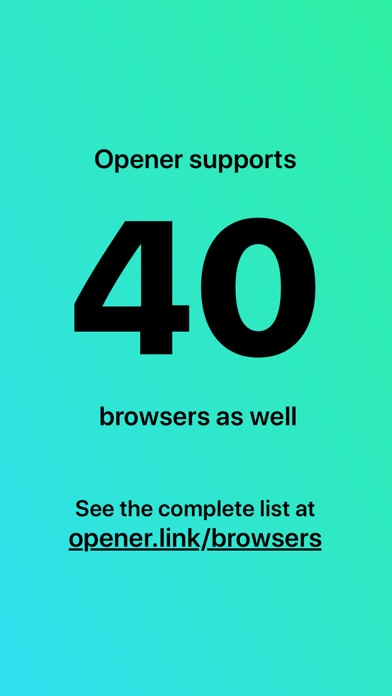 Opener ‒ open links in apps Screenshots
