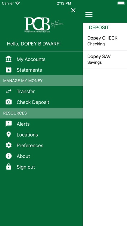 PCB Mobile Banking