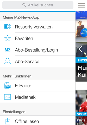 MZ News App screenshot 3
