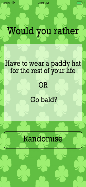 Would You Rather Irish Edition(圖2)-速報App