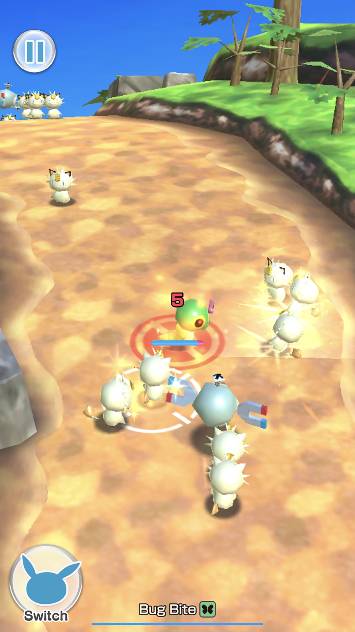 Screenshot do app Pokémon Rumble Rush