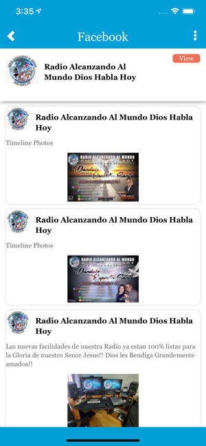 Radio Alcanzando al Mundo(圖3)-速報App