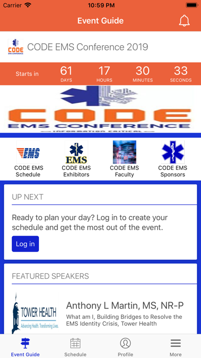 CODE EMS Conference screenshot 3