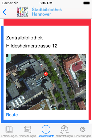 Stadtbibliothek Hannover Info2 screenshot 4