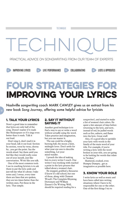 Songwriting Magazine screenshot-3