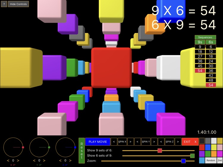 3D Times Table Calculator