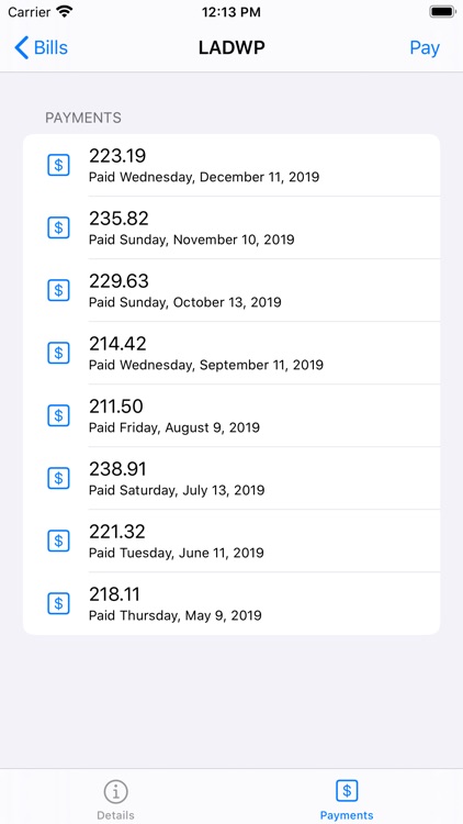 Bill Payments screenshot-3