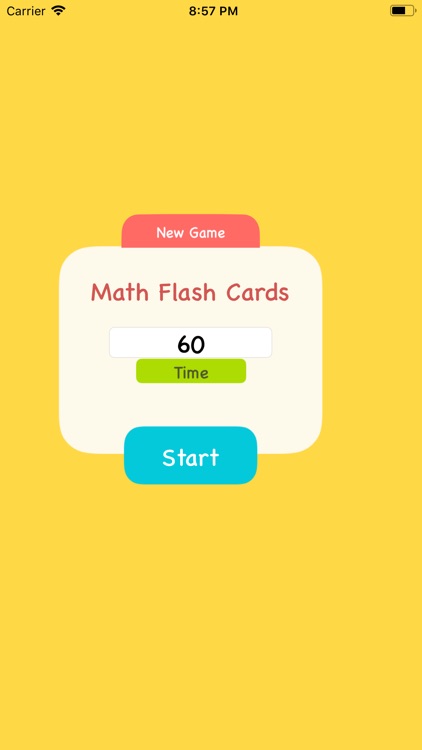 Math Flash Cards - Addition