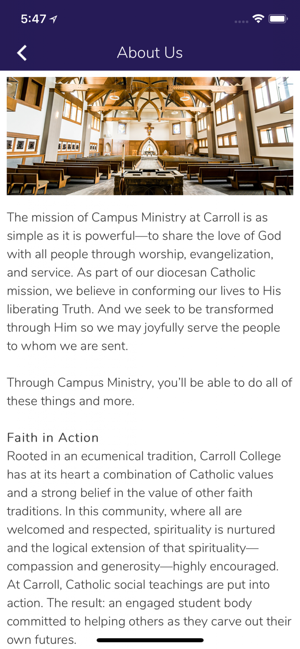 Carroll Campus Ministry(圖2)-速報App