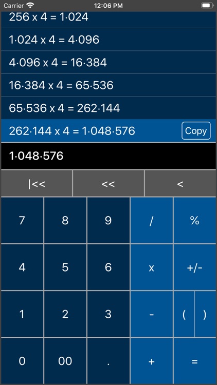 Blue Calc