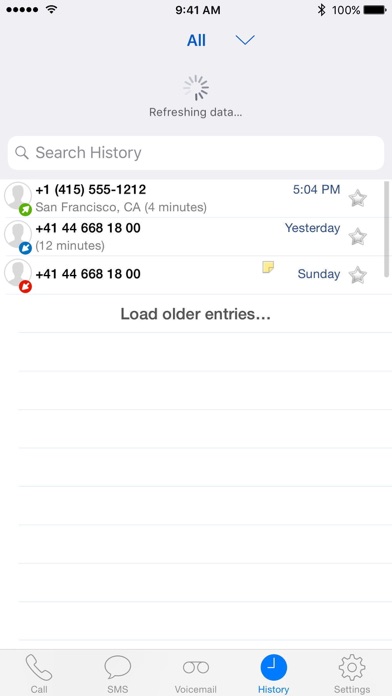 GV Connect - Call & SMS client for Google Voice Screenshot 3