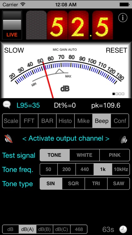 SPLnFFT Noise Meter screenshot-4