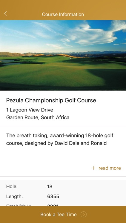 Pezula Championship Golf Cours