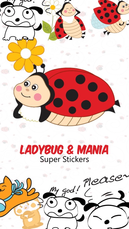 Ladybug Beetle Stickers