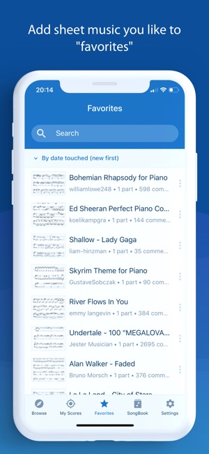 Musescore Sheet Music On The App Store - iphone screenshots