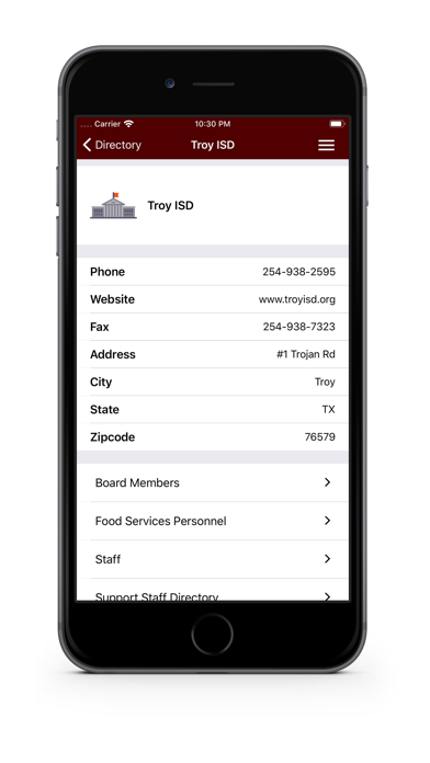 Troy ISD screenshot 3