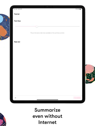 Captura de Pantalla 2 WrapItUp - Text Summarizer ™ iphone