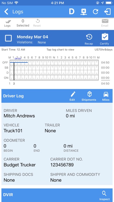 Budget Trucker ELD screenshot 3