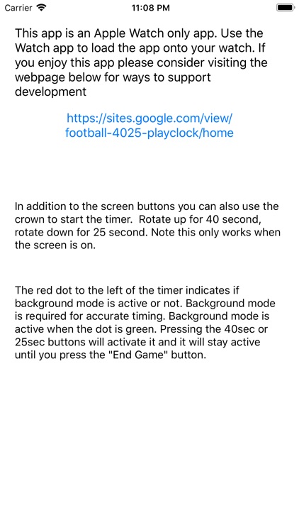 Football 40/25 Playclock