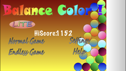 How to cancel & delete Balance Color Balls! Lite from iphone & ipad 1