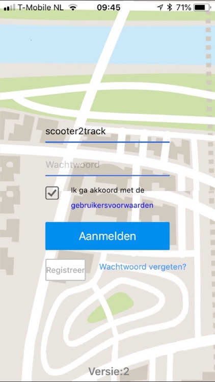 V2track app by One2Track