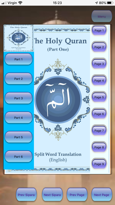 Holy Quran Split Word English screenshot 4