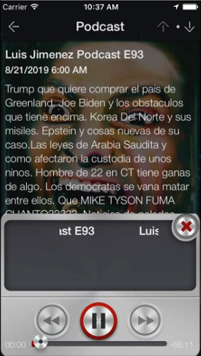 How to cancel & delete Luis Jimenez Show from iphone & ipad 2