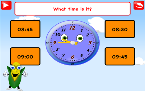 Telling Time Clock learn Lite - náhled