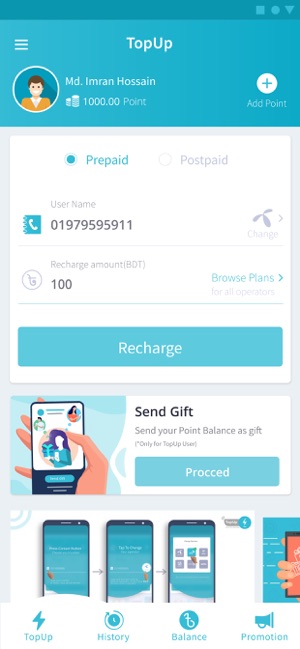 TopUp: BD Mobile Recharge App