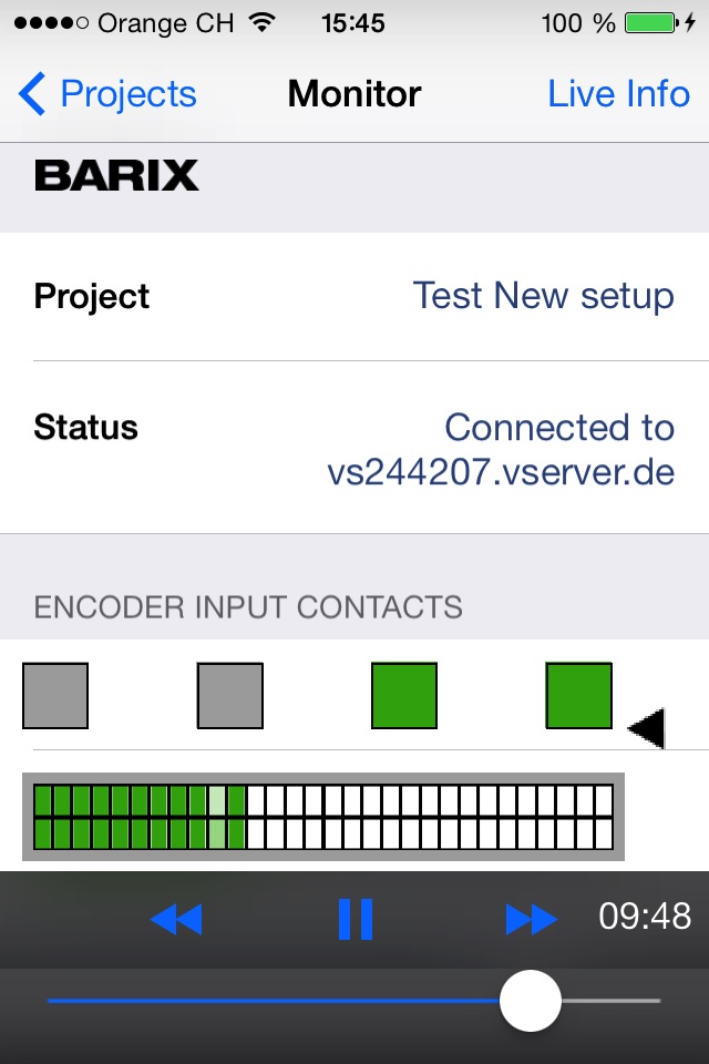 Barix Reflector screenshot 3