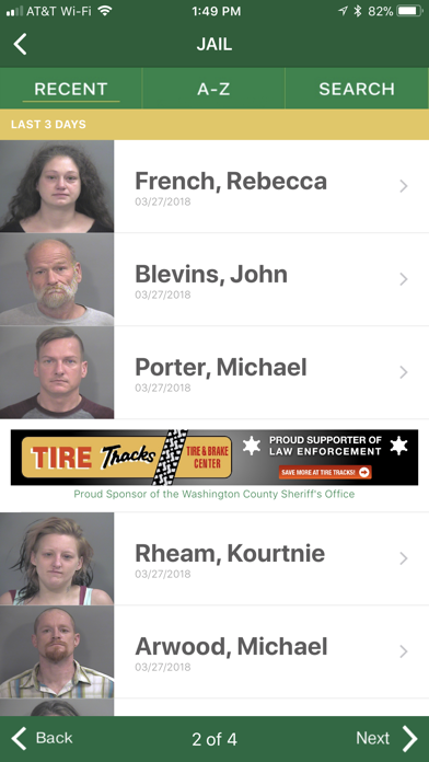 Washington County Sheriff (AR) screenshot 2