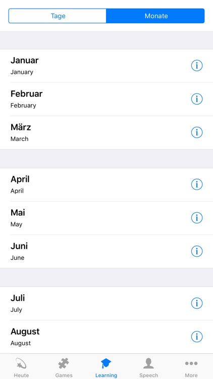 Learn German - Calendar screenshot-5