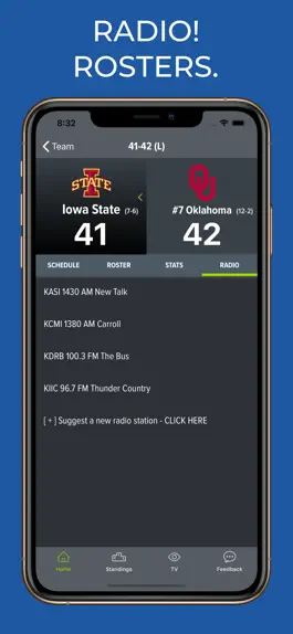 Game screenshot Iowa State Football Schedules apk