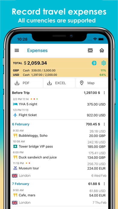 SaveTrip screenshot 2