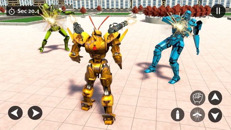 Wasp Robot War: Mech Battle screenshot-4