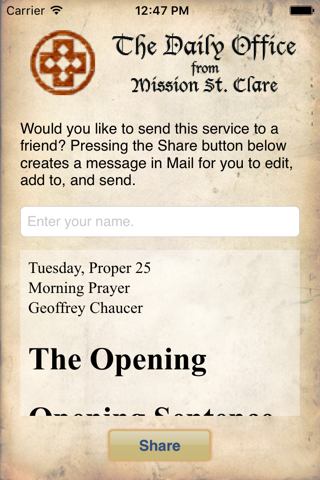 Prayer - Mission St. Clare screenshot 3