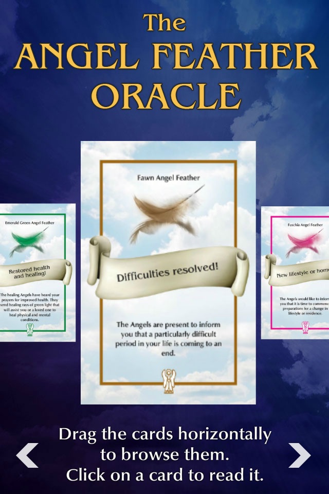 Angel Feather Oracle Cards screenshot 4