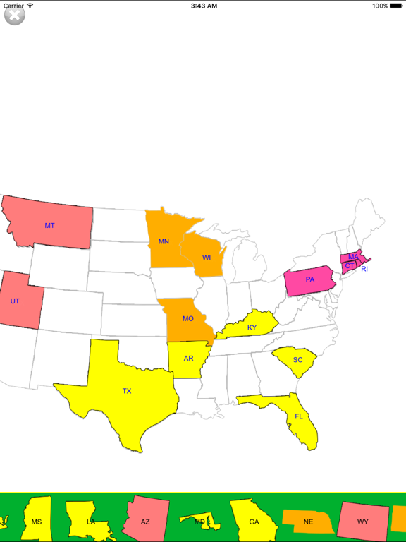 Screenshot #5 pour Estados Americanos