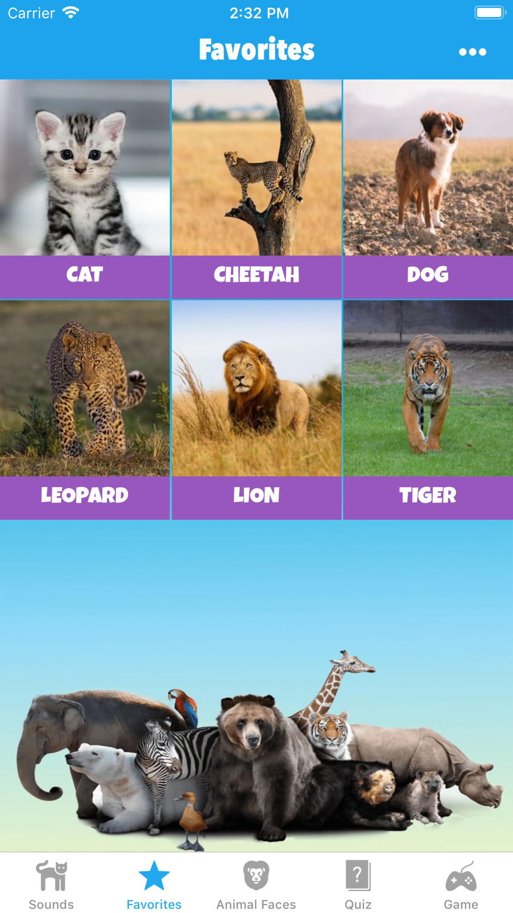 Animal Sounds for Kids Lite Download App for iPhone 